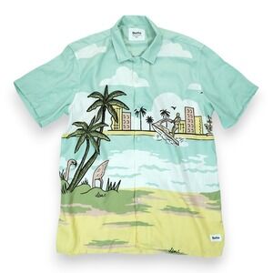 DUVIN Men's Aloha Shirt Small Hawaiian Shirt Short Sleeve Button Up